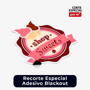 Adesivo Personalizado Blackout - Recorte Especial