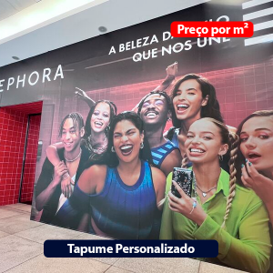 Adesivo Tapume - Personalizado  Preço por M² -Impressão Colorida   