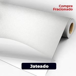 Bobina Fracionada Vinil Jateado - Vinil Adesivo - Bobina Fracionado sem impressão   Jateado 