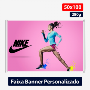 Faixa Banner Personalizado -  50x100 - 280g