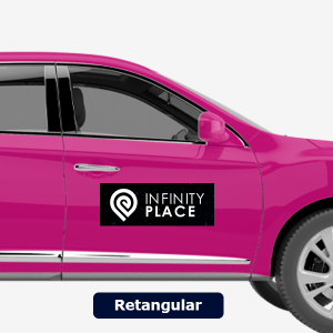 IMÃ PARA CARRO - RETANGULAR -Manta Magnética Personalizada  -Impressão Colorida  -Corte Reto -Personalizado com a sua arte e/ou logotipo